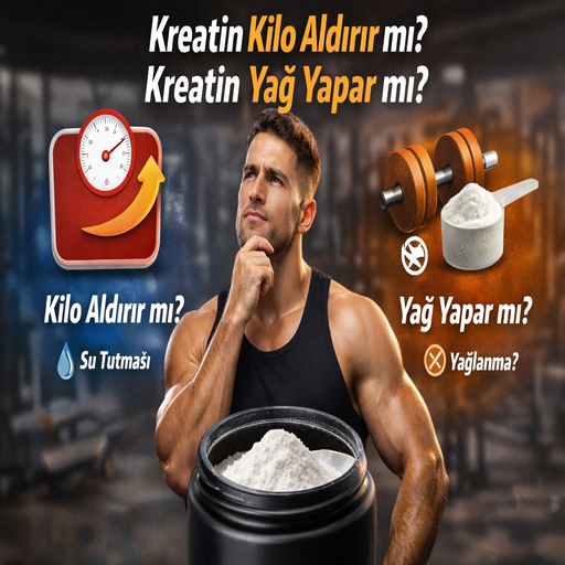 Kreatin Kilo Aldırır mı? Kreatin Yağ Yapar mı?