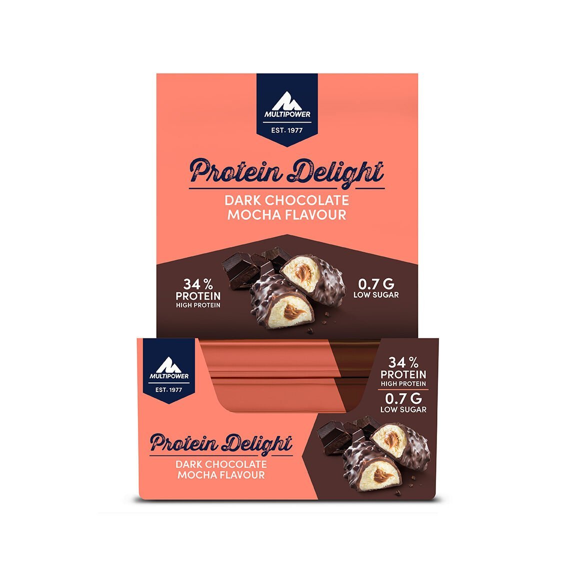 Multipower Protein Delight Dark Çikolata Bar 18 Adet