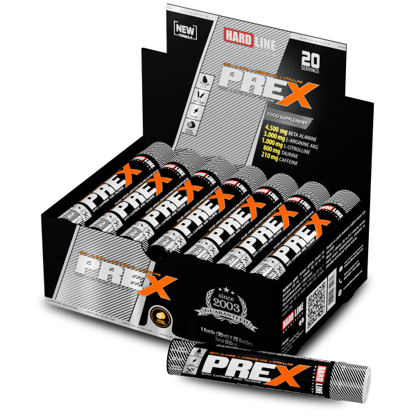 Hardline Prex Pre-Workout 20 Shot