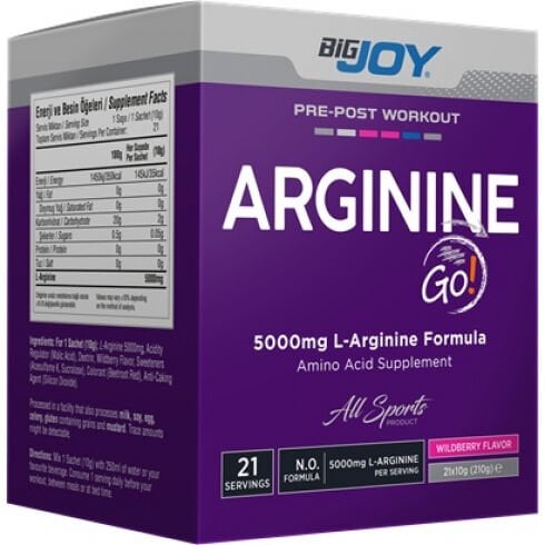 Bigjoy Arginine Go! 21 Tek Paket