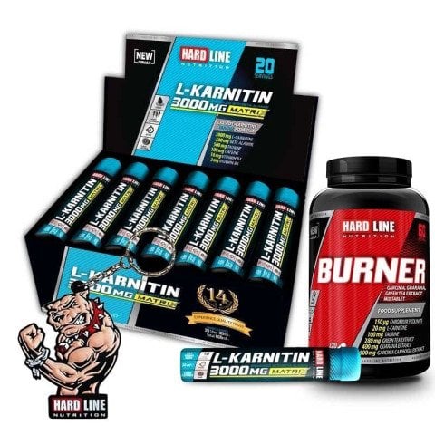 Hardline L-Karnitin Matrix 3000 Mg + Burner Kombinasyonu