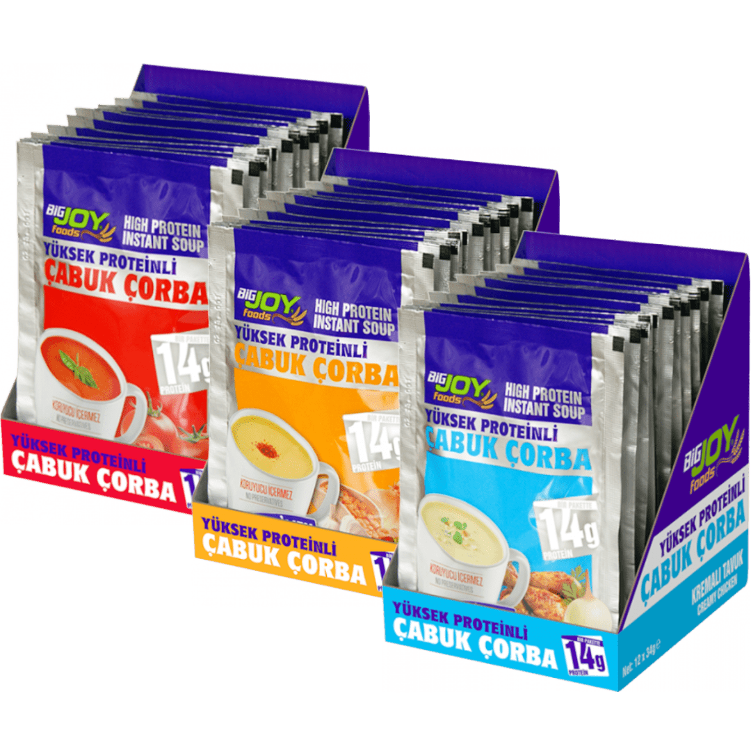 Bigjoy Yüksek Proteinli Çorba 12x30gr