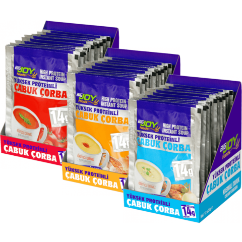 Bigjoy Yüksek Proteinli Çorba 12x30gr